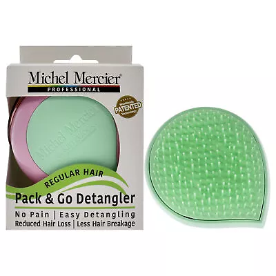 Pack And Go Detangler Regular Hair - Green-Pink By Michel Mercier 1Pc • $12.77