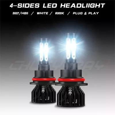 LED Headlight Kit For Nissan Frontier 2001-19 6000K Bright Hi Lo Beam Bulb 9007 • $13.99