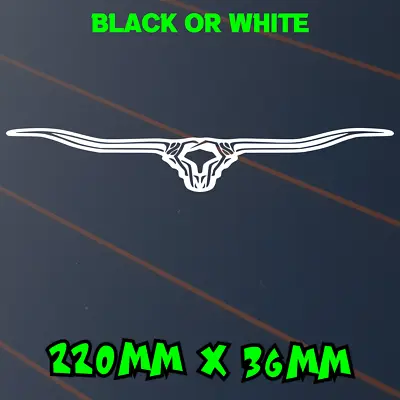 Long Horn Sticker Country Bull Aussie Williams Ute Longhorn RM Car Decal     • $6.50