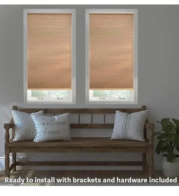 Latte Cordless Blackout Cellular Shades For Windows - 35 In W X 72 In L  New • $27.99