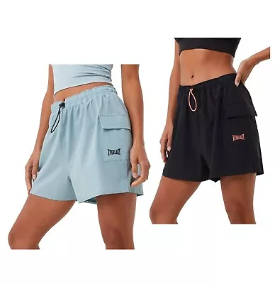 Ladies Everlast Casual Lightweight Drawcord Cargo Shorts Sizes From 8 To 16 • £14.20