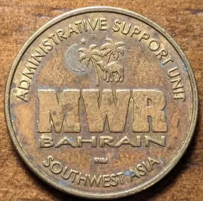 Bahrain Administration Support Unit MWR US Overseas Military Camel Token • $9.99