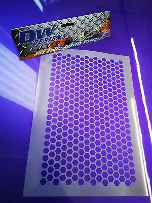 £14.50 • Buy HEX PRINT LARGE AND SMALL SET Airbrush Stencil