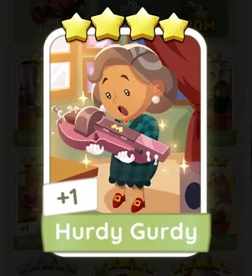 Monopoly GO! 4 ⭐️ Sticker - Hurdy Gurdy FAST DELIVERY⚡️ • $4