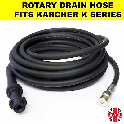 4m DRAIN CLEANING HOSE With ROTARY NOZZLE - Karcher K4 Series Pressure Washer • £24.99