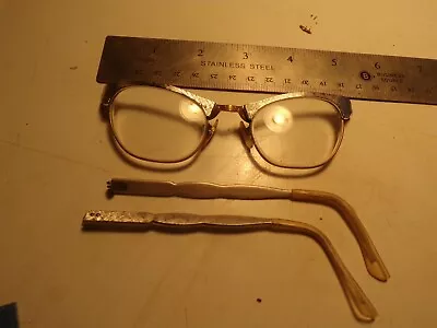 Vintage Artcraft Aluminum Metal Cat Eye Glasses 40's 50's  Nice • $2