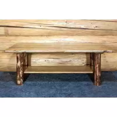 Montana Woodworks Coffee Table 48  Rectangle Top Shelf Glacier Country Pine Woo • $299.19