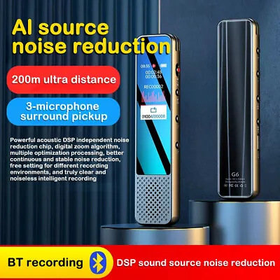 Digital Voice Activated Recorder Pen Bluetooth Noise Cancelling Audio Recorder • $30.99