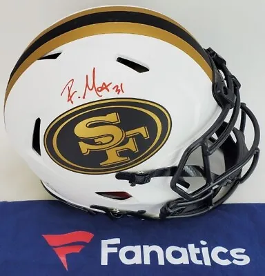 Raheem Mostert Signed San Fran 49ers F/S Lunar Eclipse AUTHENTIC Helmet • $499
