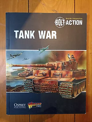 Tank War - Bolt Action - Rulebook - Warlord Games - WW2 • £10