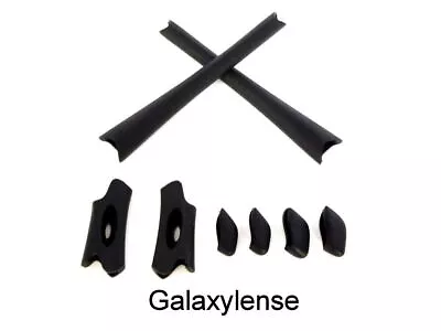 Galaxy Ear Sock & Nose Pad Rubber Kits For Oakley Flak Jacket Sunglasses Black • $4.91