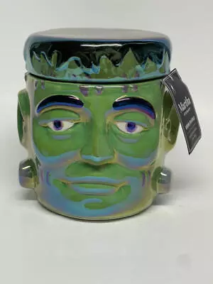 Martha Stewart Bobbing For Apples Iridescent Frankenstein Halloween Candle • $36.38