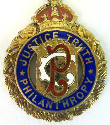 £39.51 • Buy 1941 Royal Order Of Buffaloes Knighthood Philanthropy Medal - VTG WW2 Ribbon Pin