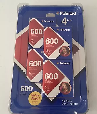 Polaroid 600 Film 40 Photos POLAROID FILM Instant Color Film Value Pack (4 X 10) • $45