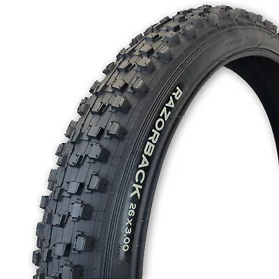 Duro Tire 26x3.0 Razorback Mountain Bike Tire Sidewall Bead Protection Layers • $69.88