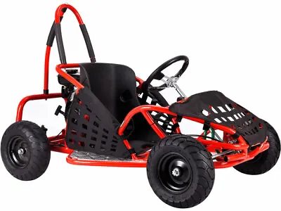 MotoTec Off Road Gas Go Kart 79cc 4-Stroke RED 2.5 HP Kids 13&Up Safety Features • $1229