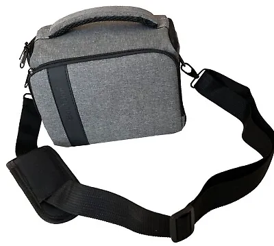 Camera Case Bag For Panasonic Lumix FZ1000 G90/95/85/80 GX9 G100 FZ330 FZ300Grey • £24.99