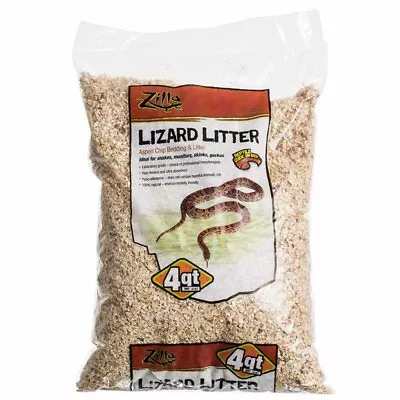 ZILLA BEDDING SNAKE & LIZARD LITTER (ASPEN) 4qt • $16.97