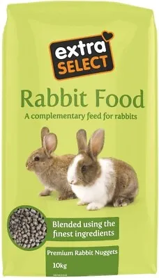 Extra Select Premium Extruded Nuggets Rabbit Feed 10 Kg • £23.99