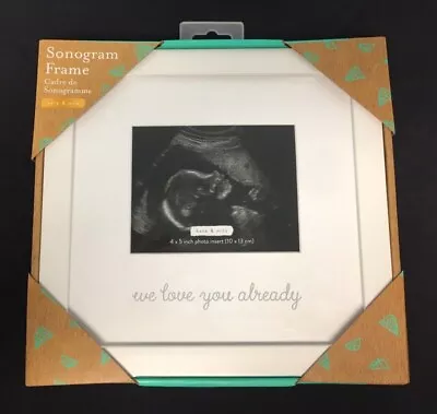 Kate & Milo We Love You Already Ultrasound Picture Frame Keepsake Sonogram F... • $9.99