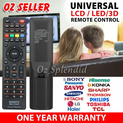 Universal TV Remote Control LCD/LED For Sony/Samsung/Panasonic/LG/TCL/Soniq AUS • $9.85