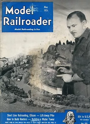 Model Railroader Magazine May 1951 Fair Condition • $3