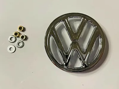 $35.40 • Buy VW Hood Emblem Badge For Volkswagen Beetle Bug 1960-1963 113853601A 3 Tab Prong 