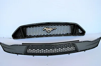 Front Bumper Upper Lower Grille Oem Set  Fits 2018 -22 Ford Mustang  • $187.06