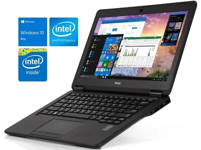 Dell Ultra Slim 12  Laptop Intel I5 2.30GHz 16GB 256GB SSD Wi-Fi BT Win10 Pro • $125