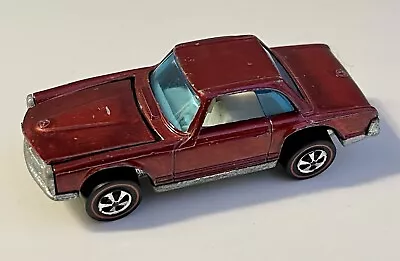 Vintage Mercedes-Benz 280SL Hot Wheels Redline Red Line Mattel Diecast Toy Car • $20.50