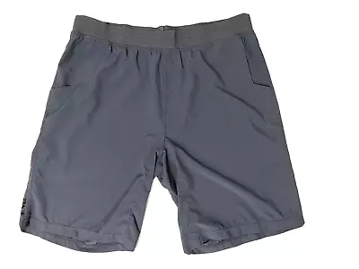 Prana Short Mens XL Grey Super Mojo II Pull On Running Gym Athletic Outdoor NEW • $28.78