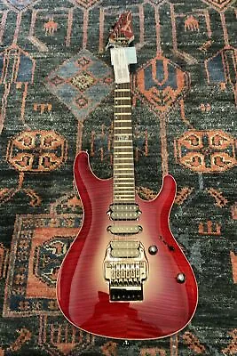 Ibanez KIKO100 Kiko Loureiro Signature Guitar Rosewood Transparent Ruby Red • $2999.99