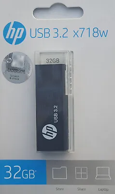 HP 32GB USB 3.0 JumbDrive USB Flash Drive Memory Pen ThumpbUSB Memory Stick 718W • $9.90