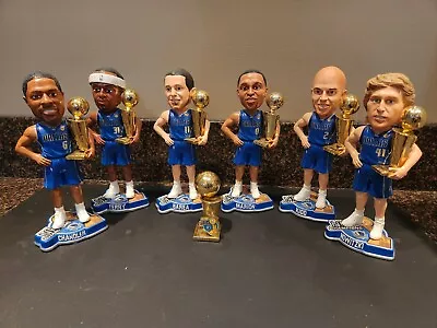 Dallas Mavericks 2011 Forever Collectibles Lot Of 6 Bobbleheads + Trophy Nowitzk • $491.80