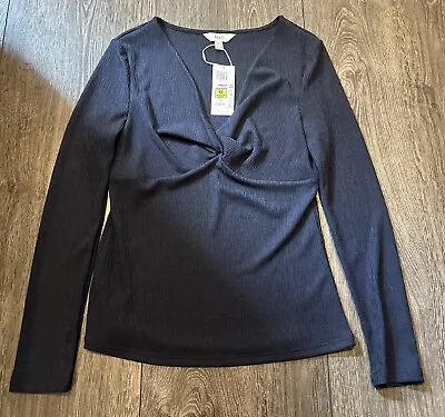 Ladies Women’s Marks And Spencer Blue Top Size 12 Regular Nwt  • £10