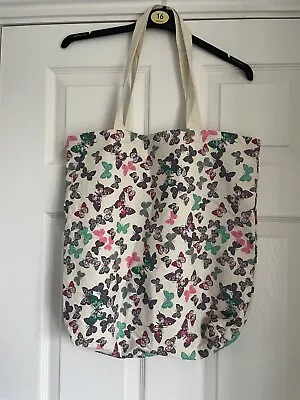 Accessorize Cotton Butterflies Tote Bag - H43X  W42 Cm Approx. New Without Tags. • £3.99