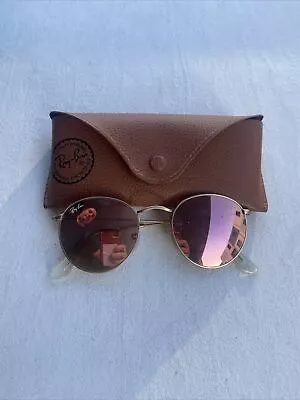 $79.95 • Buy Rayban RB3447 Round Metal 112/72 50021 Sunglasses 