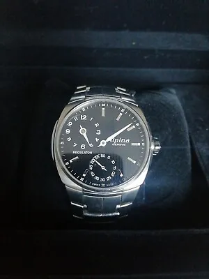 £875 • Buy Alpina Regulator Watch With Box