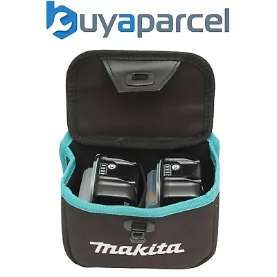 Makita BL1830 BL1840 BL1850 Twin Dual Battery Tool Pouch Belt Loop For Tool Belt • £10.99