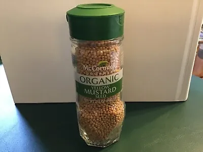 McCormick Gourmet Organic Yellow Mustard Seed 2.12 Oz  New BB Jan 4 2026 • $13.10