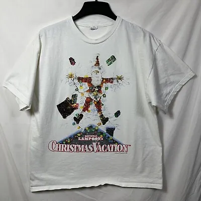 Vintage National Lampoon's Christmas Vacation XL T-Shirt Movie Chevy Chase Santa • $9.99