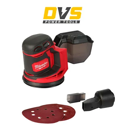 Milwaukee M18BOS125-0 18V 125mm Compact Random Orbit Sander Body Only • £104.95