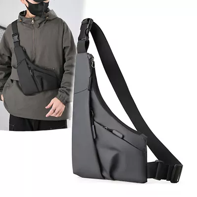 Anti Theft Mens Sling Backpack Shoulder Bag Outdoor Travel Chest Crossbody Bag • $15.82