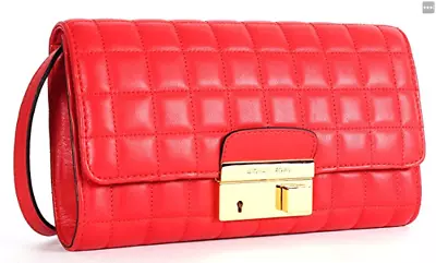 Michael Kors Gia Shoulder Bag Clutch With Lock Quilted Leather • $159.99