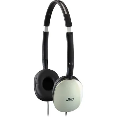 JVC HA-S160 FLATS On-ear Closed-back Stereo Headphones - Silver • $7.23