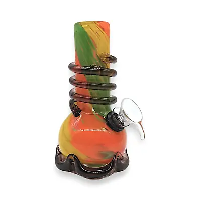 6  Soft Glass Waterpipe Hookah Bong Pull Stem Bowl • $29.99