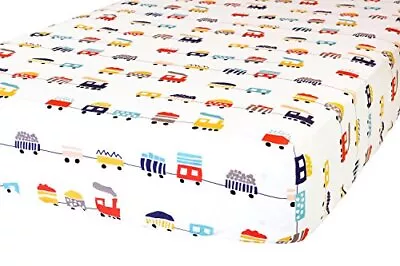 100% Cotton Fitted Crib Sheet - Premium Baby Bedding - Soft Breathable & Dura... • $43.33