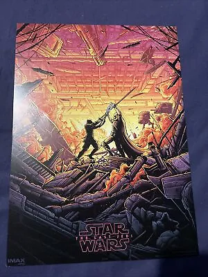 £9.99 • Buy Star Wars The Last Jedi Imax  Amc Art Cards 3 Out Of The 4 Art Cards