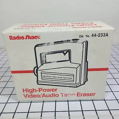 Vintage Realistic Radio Shack 44-233A High Power Video / Audio Bulk Tape Eraser • $39.95