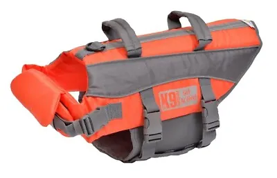 K9 Pursuits Dog Life Jacket High Visibility Easy Grab Float Coat XS To XL • £15.99